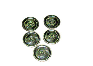 5 SPEAKERS 1 1/2 INCH BY 1/4 INCH 8 OHM .5 WATTS