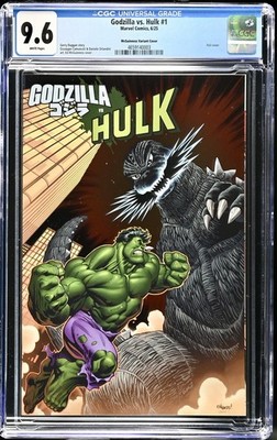   CGC 9.6 Godzilla vs. Hulk #1 2025 Marvel Comic McGuinness Variant Cover FOIL