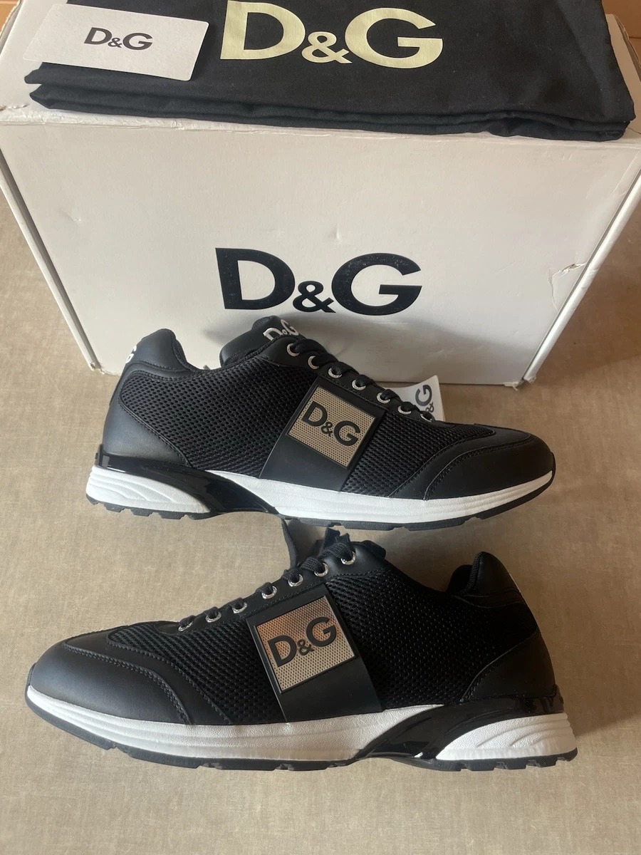 Dolce & Gabbana Men\'s Logo Print Comfort Shoes US 11 IT 44 Dolce & Gabbana logo-print Sneakers | White | FARFETCH CA main image 4