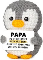 Papa Geschenk - HandgehäKeltes Pinguin, Geschenke FüR Papa Zum Geburtstag