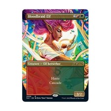 WOTC Secret Lair: 30th Anniversary Countdown Kit Bloodbraid Elf (R) (Foil) NM