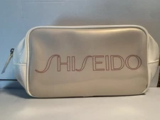 *Shiseido Cosmetic Makeup Bag Glossy Authentic 5x8x3 NEW