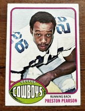 Preston Pearson 1976 Topps #225 Dallas Cowboys NFL Vintage Steelers