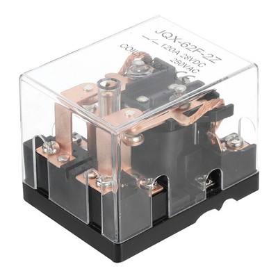 DC12V 120A Electromagnetic Relay, High Power Relay DPDT 2NO 2NC Din Rail
