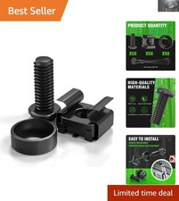 50 Pcs M6 Rack Mount Cage Nuts, Screws  Self-Locking Cable Ties - Complete Kit