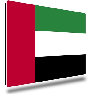 Kühlschrankmagnet Flagge UAE United Arab Emirates Souvenir Geschenk Fan 85x55 mm