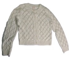 Cat  Jack Girls Cream Button Front Cardigan Size S NWT A1121