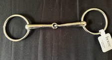 Horze Jointed Loose Ring Snaffle English Horse Bit 5.7 inch