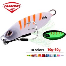 Jig Fishing Lure Weights 10-50g Fishing Jigs Saltwater Lures Metal Bass Jig 