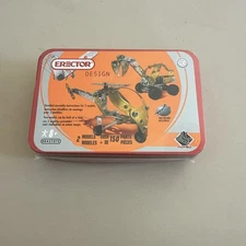 NEW 2004 Erector Design Meccano #842707E Helicopter Flexible Building Set Unopen