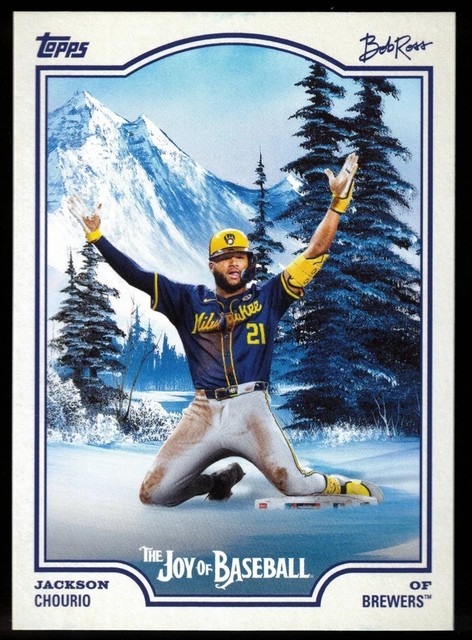 Jackson Chourio - 2025 Topps X Bob Ross the Joy of Baseball #26 FREE SHIPPING!