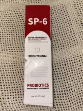 NIB Sp-6 Probiotic Toothpaste: Stain Removing, Whitening, Bad Breath, Halitosis