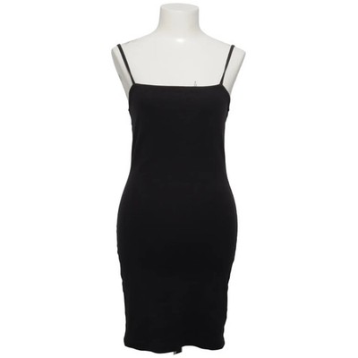 Amisu, Kleid, Größe: 40, Schwarz, Baumwolle/Elasthan, Einfarbig #djd