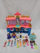 Disney Ariel Land And Sea Castle Little Mermaid Figures Playset Lot