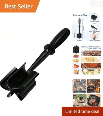 Effortless Meat Chopper - Heat-Resistant Nylon Masher for Easy Meal Prep