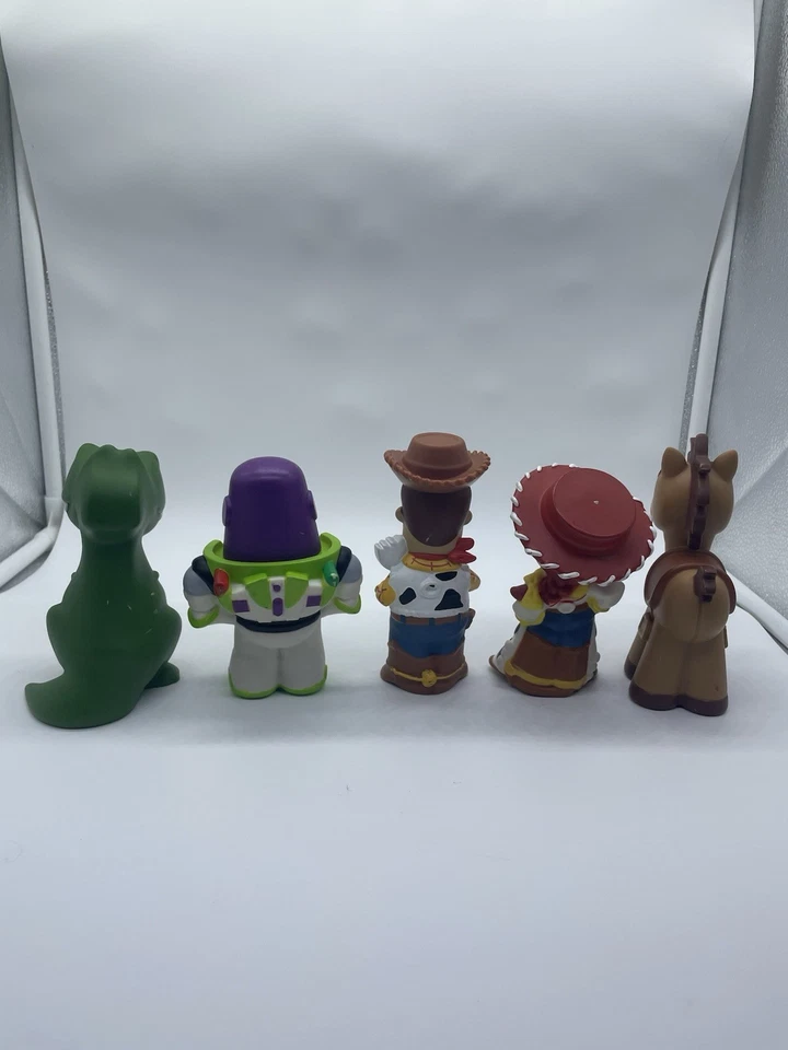 DISNEY Cubo Pixar Toy Story Juguetes de Baño 5 Piezas Rex Woody Jessie Bullseye Buzz Foto 2 de 4