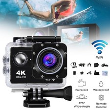 WiFi HD Action Cam 4K Wasserdicht Helm Sports Kamera Camcorder Unterwasserkamera
