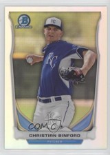 2014 Bowman Draft Top Prospects Chrome Refractor Christian Binford #CTP-65 0o6v