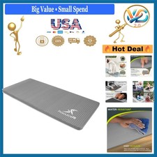 Yoga Knee Pad  Elbow Cushion 15mm NBR Foam Non-Slip Gray