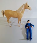 Y-146 VINTAGE 60/70'S MARX BEST OF THE WEST THUNDERBOLT HORSE & GENERAL CUSTER!