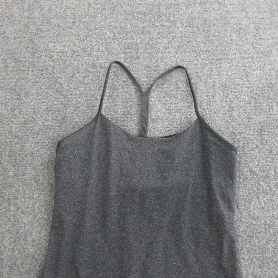 Camiseta sin mangas Lululemon Power Y para mujer 6 gris sujetador incorporado yoga camisola atlética Foto 2 de 4