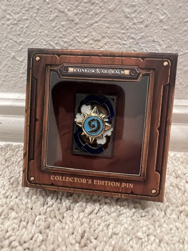 Hearthstone Rainbow Cardback Collectors Pin Blizzcon 2018 Exclusive - F/S!
