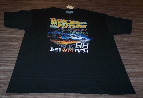 BACK TO THE FUTURE 88MPH Movie Poster T-Shirt MENS XL NEW w/ TAG - Picture 2 of 3
