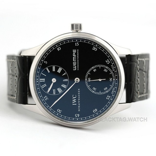 IWC Portugieser Men's Black Watch - IW544202 for sale online | eBay