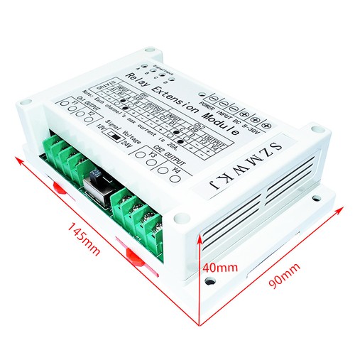 2 Channel 40A Brush Motor 4 Way Relay Extension Module 5-30V Relay Controller IG - Picture 6 of 12
