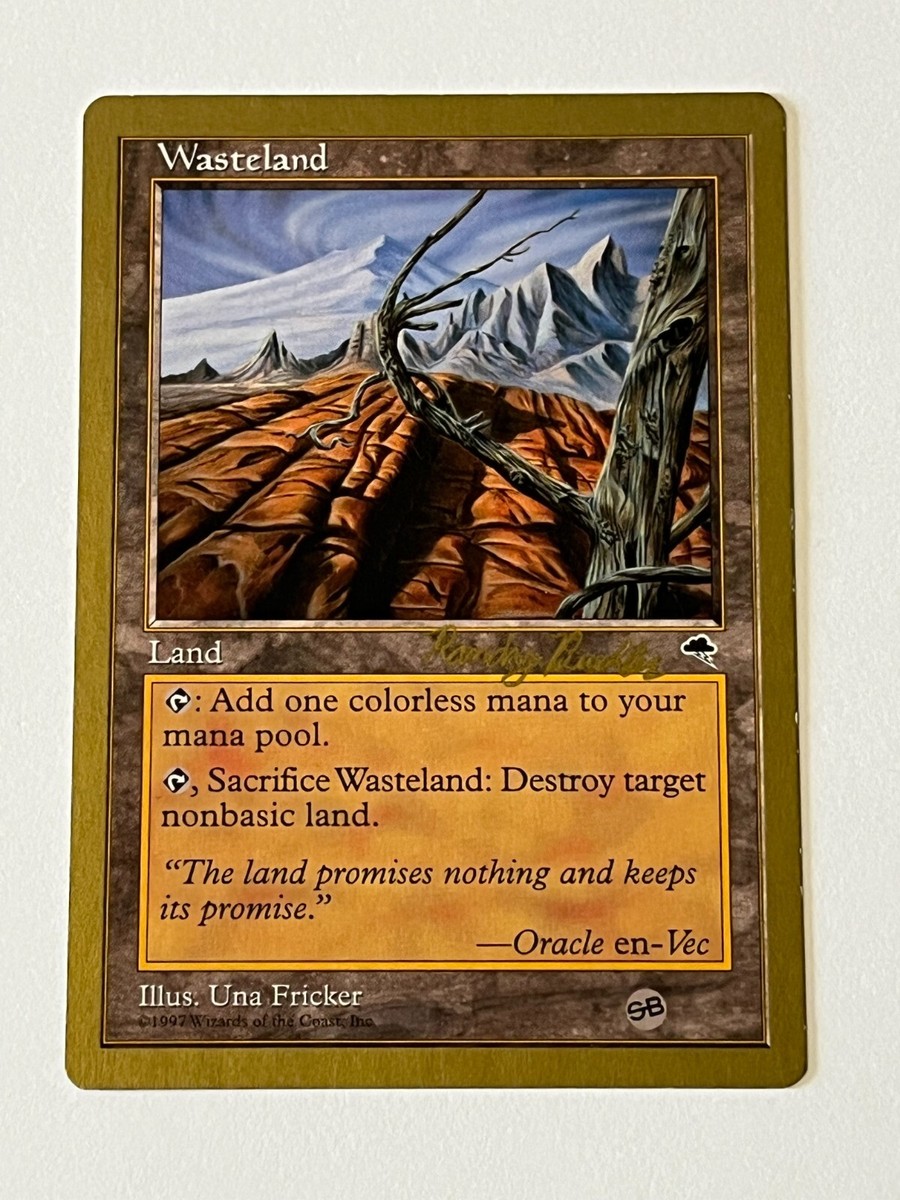 Wasteland MTG World Championshiop Decks 1998 Rare LP x1 - Magic