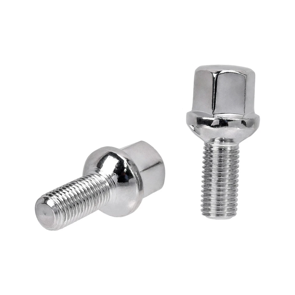 (20) 12x1.5 Pernos Cromados 45mm Asiento Bola Total para Mercedes Benz SL320 500 Foto 4 de 4