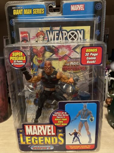 TOYBIZ MARVEL LEGENDS GIANT MAN SERIES AGE OF APOCALYPSE WEAPON X 6" NEW SEALED - Picture 1 of 3