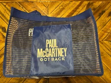 2023 Paul McCartney "Got Back" Outdoor Blanket / Tote Bag VIP Set - Brand New