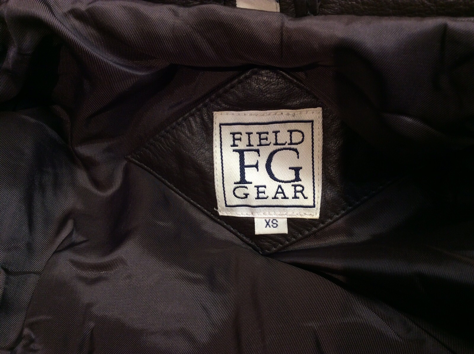 FG Leather Jacket Field Gear Leather Coat Mens XS The… Gem