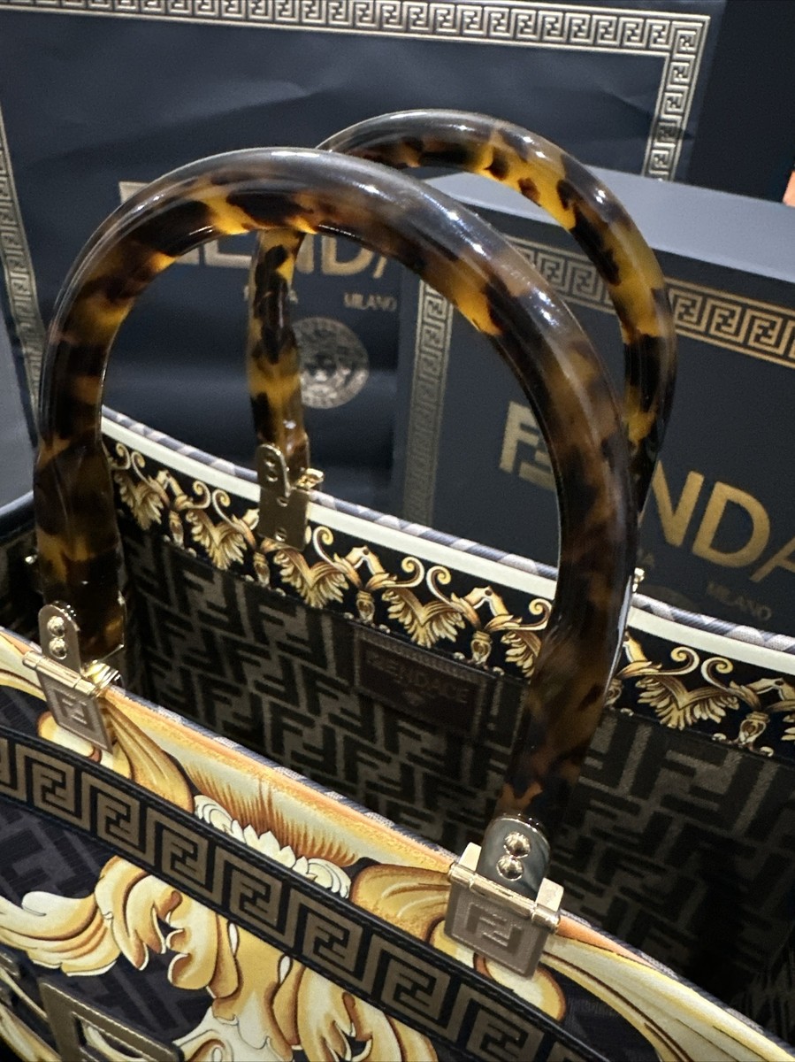 New Fendi X Versace Fendace Collaboration Sunshine Black