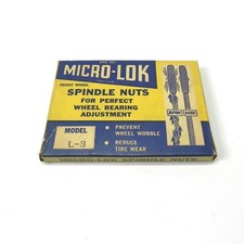 VINTAGE MICRO-LOK FRONT WHEEL SPINDLE NUTS BE...
