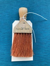 vintage national wood handled straw brush