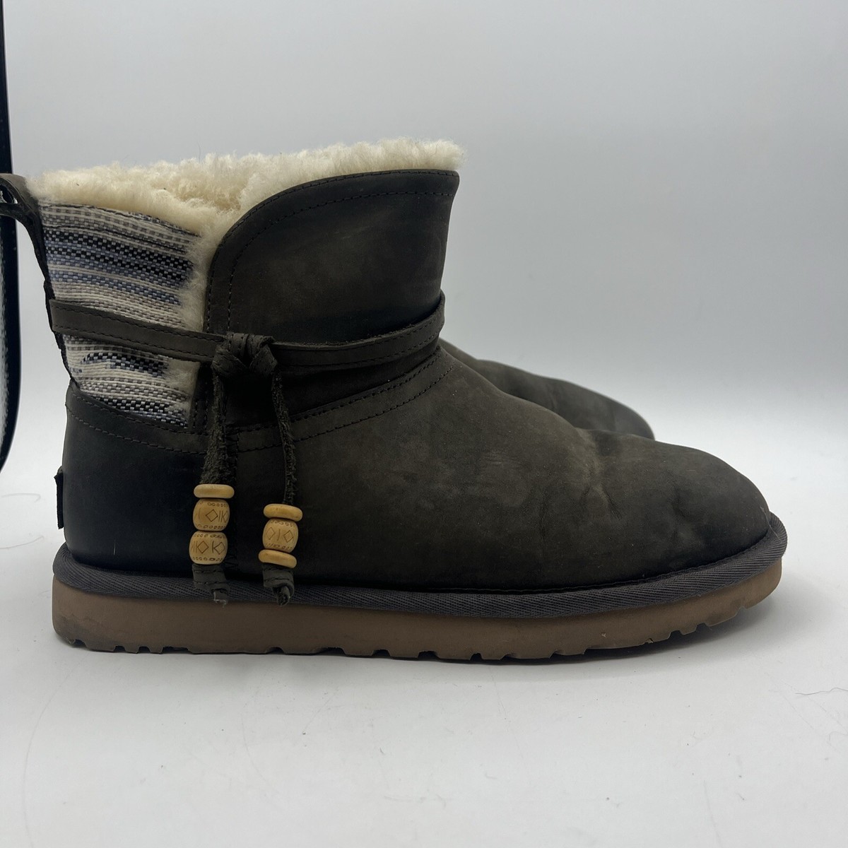 【2016-17AW】『UGG-アグ-』Auburn Serape［1010263］ UGG Auburn Serape Water-resistant Mini Boots Women's Size 8