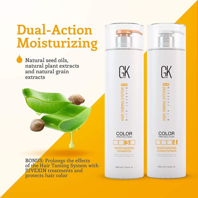 Global Keratin GK Hair Moisturizing Shampoo and Conditioner Duo 33.8oz