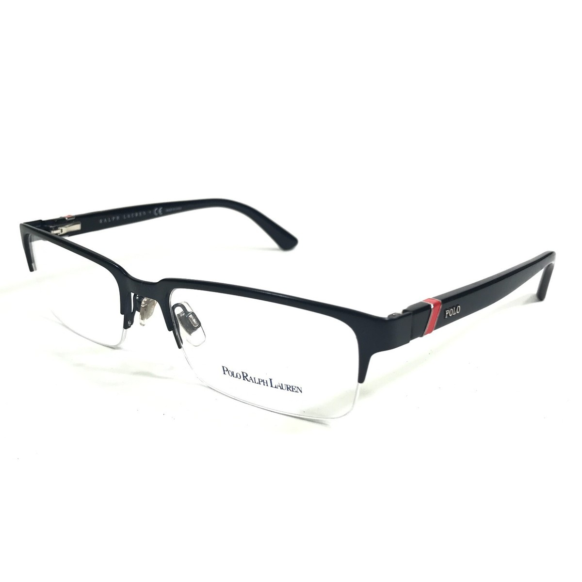 ラルフローレン Polo Ralph Lauren Eyeglasses Frames PH 1134 9119 Black Matte Navy