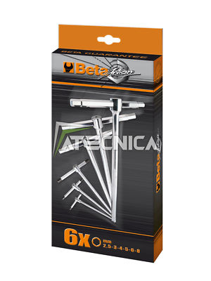 Beta Tools Serie 951/S6 Sechskant T-Stück Männlich 6 Stück Werkstatt