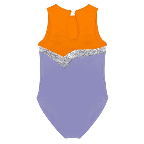 Girls Bodysuit Printed Leotards Jumpsuit for Ballet Dance Gymnastics Ice Skating - Picture 17 of 40