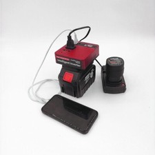 Portable 120W Power Inverter USB For Milwauke 18V Battery Convert to 220-230V