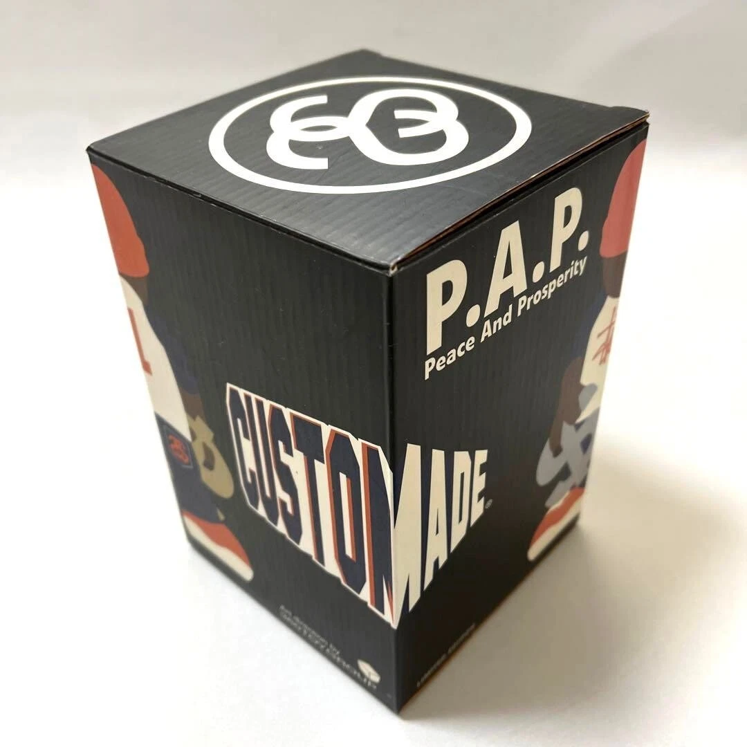 STUSSY Medicom Toy Collab PAP P.A.P Peace Prosperity Customade Figure Box New