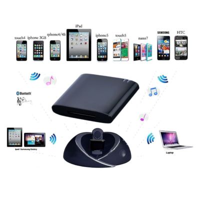 Bluetooth Music Receiver Adapter Dongle For JBL onBeat iPhone 4 3 Speaker Dock