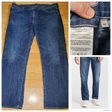 Citizens Of Humanity Sid Jeans size 40x30 Blue Denim Straight Pants Work Causal