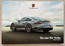Porsche 911 991 Turbo S Coupe Cabriolet Promotional Sales Brochure 2016 -17 Usa Porsche 911 991 Turbo S Coupe Cabriolet Promotional Sales Brochure 2016 -17 Usa