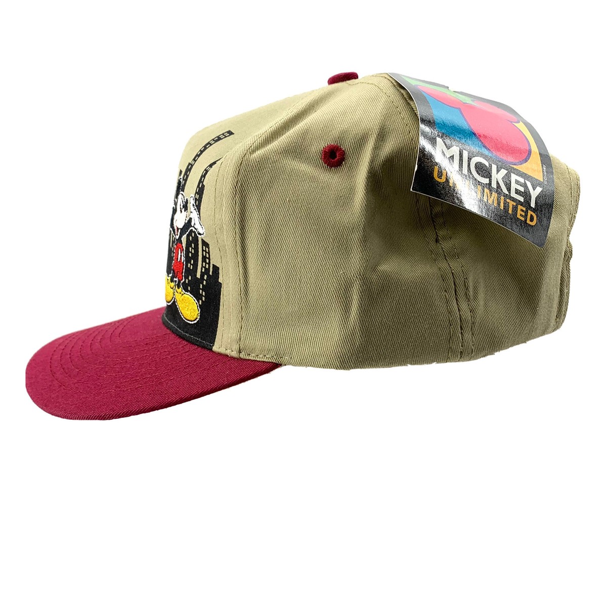 Disney Unlimited Mickey Mouse California Original Snapback Hat Baseball Cap