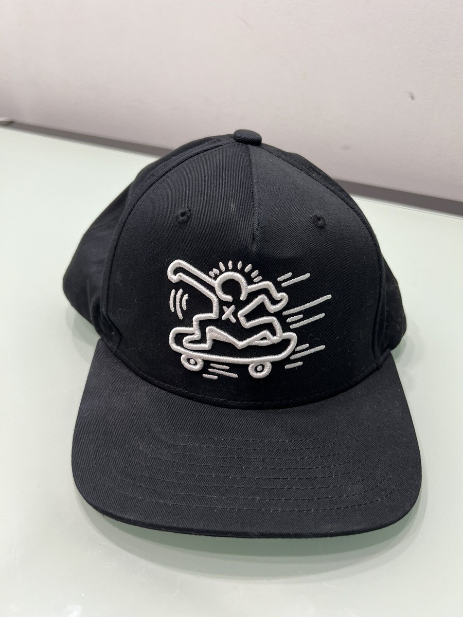 Keith Haring X Diamond Supply Snapback Hat Cap Skating Skateboard Black  OS