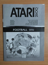 FOOTBALL REALSPORTS SOCCER - ATARI 2600 Instruction manual